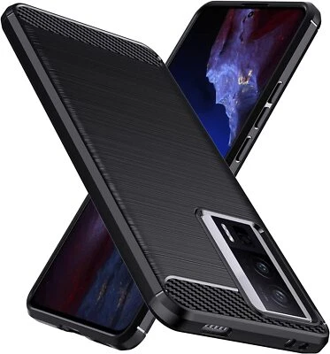BNBUKLTD® For Xiaomi Poco F5 / F5 Pro Case, Carbon Gel Phone Cover Slim Shockproof