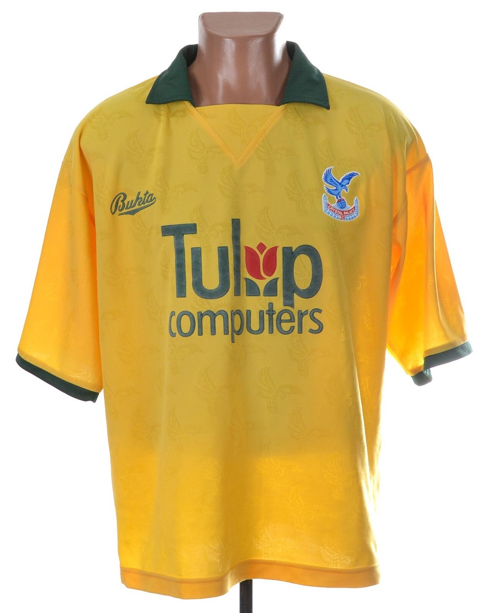 CRYSTAL PALACE 1991 1993 AWAY FOOTBALL SHIRT BUKTA SIZE M/L (42
