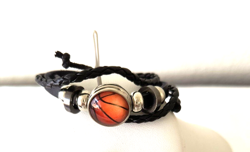 Basketball Bracelet Handwoven Sport Bracelet for Teen Boys Men Women - Picture 14 of 14