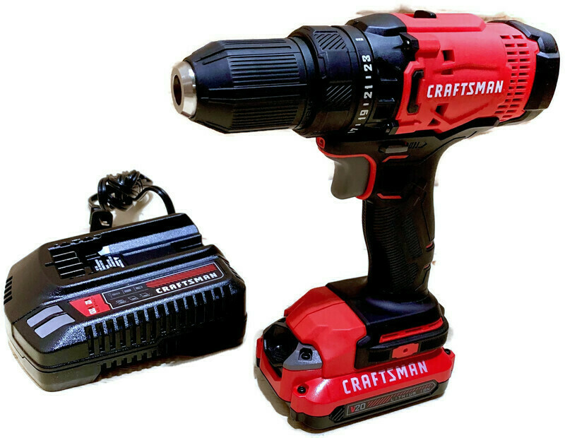 Craftsman Drill/Driver Kit, 1/2 Inches v20