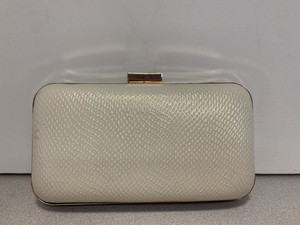 cream clutch purse