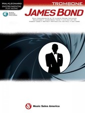 James Bond Trombone Instrumental Play-Along Book and Audio NEW 014047853