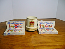 New lot of 4 Box  GulfWax + Melting Pot Household Paraffin Wax Vintage canning