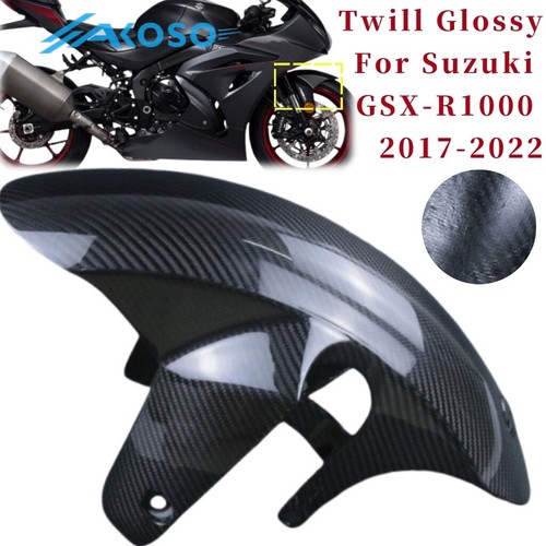 Real Carbon Fiber 2017-2022 For Suzuki GSX-R 1000 /R Front Fender Tire Mud Guard