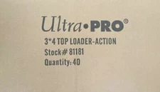 1000 Toploaders Ultra Pro 55pt Top loaders Case Card Sleeves Clear 3" x 4" New