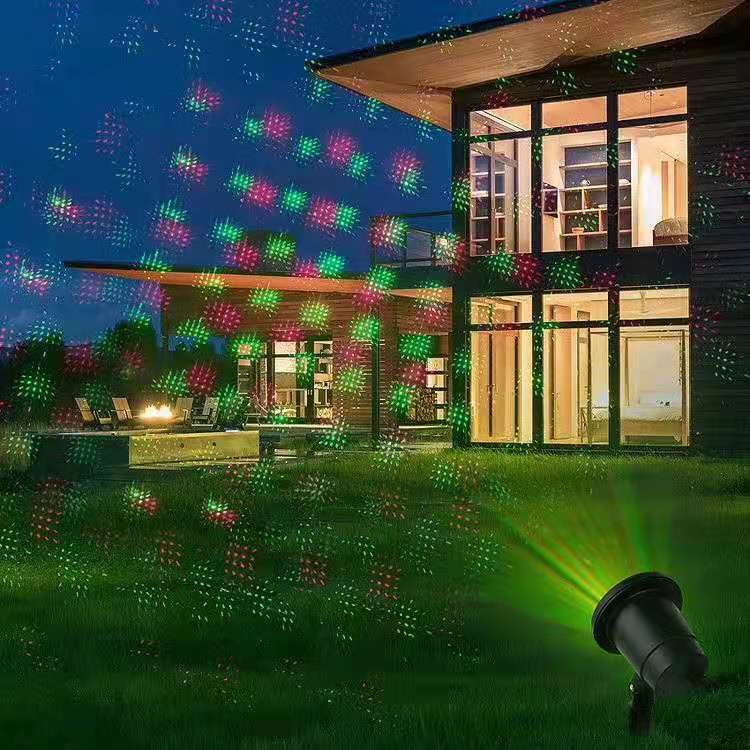 Outdoor Christmas Laser Projector Lights Waterproof Garden Stage Party