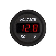 DC 12V Digital Display Voltmeter Red LED Meter for Switch Panel Car Truck
