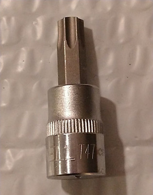CORNWELL TOOLS CBST472, 3/8'' SOCKET DRIVEN, T47 TORX BIT.
