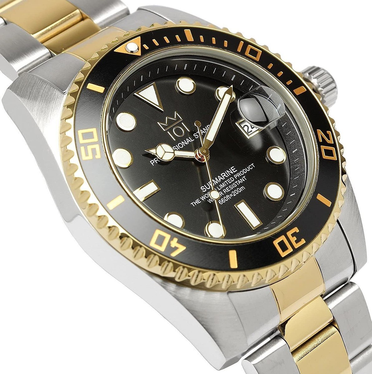 HYAKUICHI 101 Divers Watch Date Display 200 m Waterproof Men's HYAKUICHI 101 Divers Watch Date Display 200 m Waterproof Men's