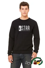 STAR Laboratories The TV Series S.T.A.R. Labs Crew Neck Sweatshirt Pullover 