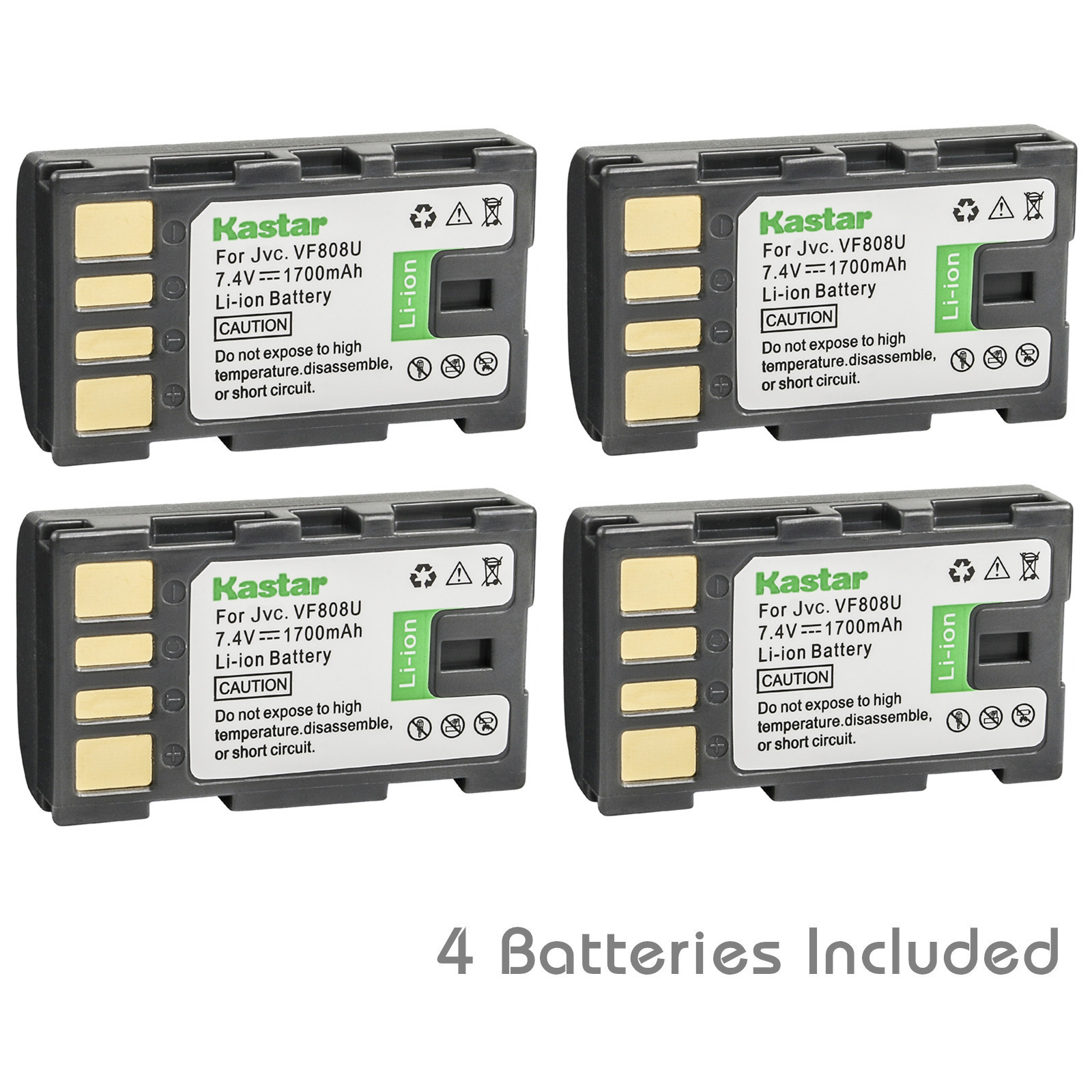 Kastar Replacement Battery for JVC BN-VF808 BN-VF808U & JVC GZ-MG430 Camcorder