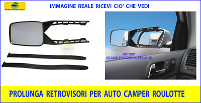 Specchietti Di Traino CICMOD Per Auto - Coppia Regolabile 360° Per Rimorchi E Caravan - Foto 7