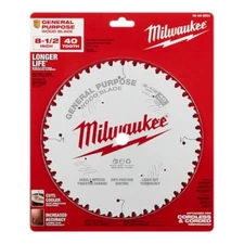 MILWAUKEE 8-1/2" 40T General Purpose Circular Saw Blade 48-40-0824