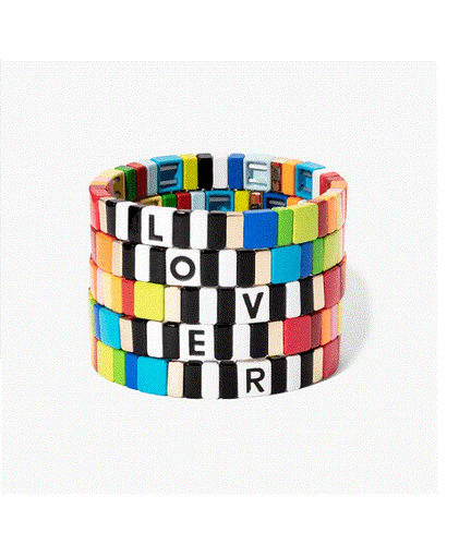 ROXANNE ASSOULIN Alphabet Suppe Armband "A" - Bild 5 von 5