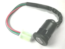 4-Wire Locking Key Switch Assembly IG009 For ATV, Dirt Bike, Scooter, With 2 Key