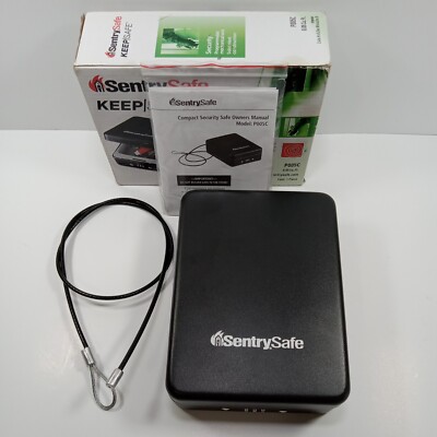 SENTRY SAFE Keep Safe Compact Safe P005C 0.05 Cu Ft Combination Lock & Cable