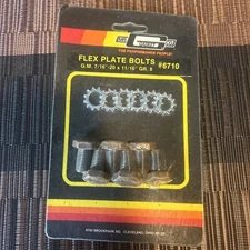 Mr Gasket 6710 Grade 8 Flexplate Bolt Kit fits GM V8 with 7/16"- 20 Bolts