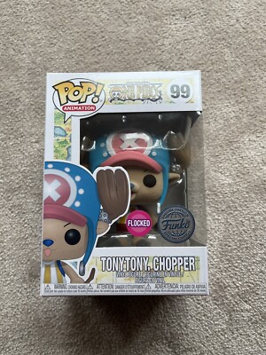 Tony Tony Chopper Flocked One Piece 99 Funko Pop-Damaged Box
