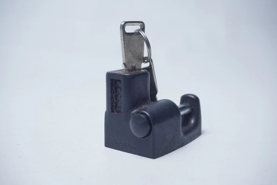 Soporte para casco Honda C50 CB100 125 CG110 125 JX110 125 SL100 125 XL10 bloqueo de suspensión Foto 2 de 4