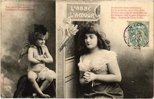 PC CATHOLIC HUMOR A. BERGERET L'ABBÉ L'AMOUR (a50456)