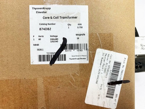 Thyseen Krupp 874DB2 Core & Coil Transformer NEW FREE FAST SHIP - Picture 6 of 6
