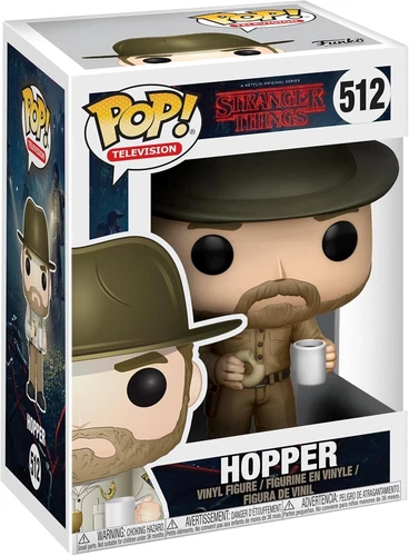 Funko POP! Television Vinyl: - Stranger Things - Hopper #512