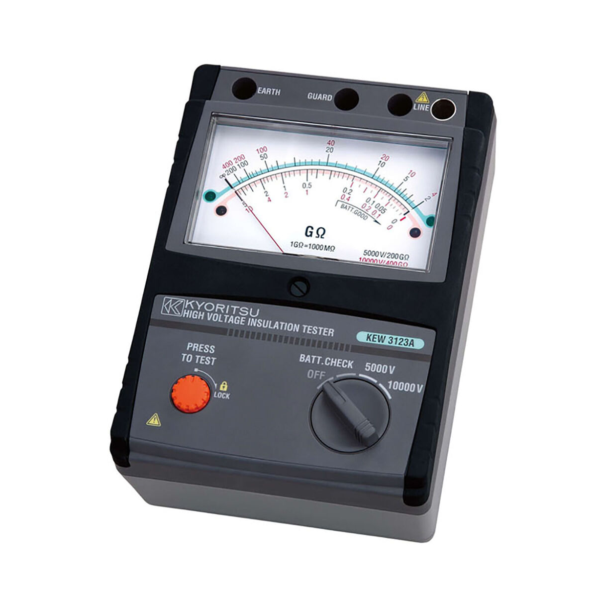 Kyoritsu 3123A High Voltage Insulation Tester 10000V 10KV Kyoritsu 3123A High Voltage Insulation Tester 10000V 10KV
