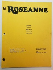 ROSEANNE / Tom Arnold 1989 TV Script, John Goodman & Roseanne Barr 