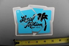 Local Motion Hawaii Blue Silver Surfboards Rare 80's LM2 Vintage Surfing STICKER