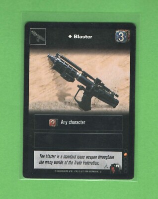 Young Jedi CCG - Menace of Darth Maul -  #119 - Blaster