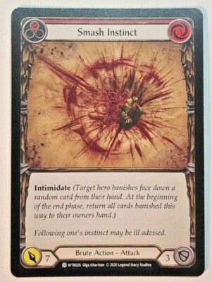 Flesh And Blood Welcome to Rathe Smash Instinct (Red) WTR026 Unlimited NM/M