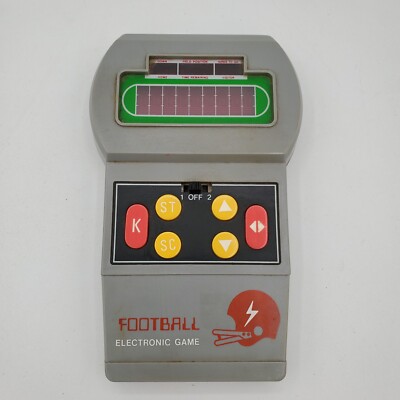 Vintage 70s Electronic Football Handheld Game | AS-IS For Parts or Repair | INOP