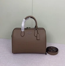 Rowan Large Satchel Bag Dark Stone CV960 Outlet NEW