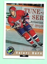 (1) VALERI BURE  1992 DRAFT PICKS  # 14 SPOKANE  NM CARD  (N2427)