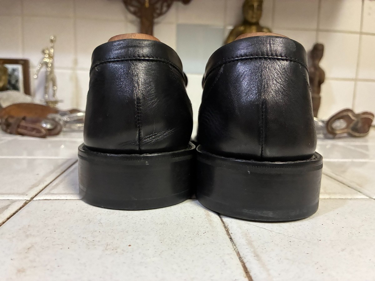 COLE HAAN BLACK CLASSIC BUSINESS URBAN CITY DRESS PENNY LOAFERS 8 D Womens 10 Women main image 3