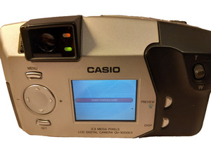 Casio QV-3000EX/Ir LCD digital camera with colour display