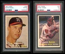 1957 Topps Milwaukee Braves Team Set 1957 World Series Champs! 6 - EX/MT 5370637