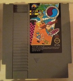 Nintendo NES 4-Game Lot. NARC.  CASTLEQUEST w/Map. T&C Surf. Disney Adventures.