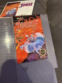 Joust Nintendo Nes Game With Manual Tested !