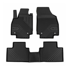 Tappetini tappetini in gomma per MG ZS SUV mk2 Hybrid 2024-2026 TPE gomma nero 3 pezzi