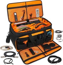 Cable Bag Organizer DJ Bag Heavy Duty 17in Laptop Sleeve