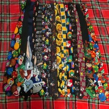 Looney Tunes Warner Bros Store Various 1990's Mix Lot of 15 Vintage Neck Ties