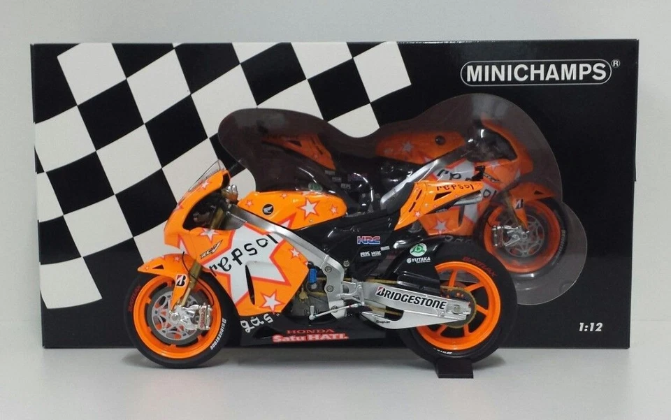 MINICHAMPS: DANI PEDROSA:  1/12 #26 HONDA RC212V REPSOL TEAM GP ARAGON - Image 2 of 3