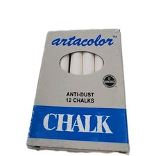 VTG NOS 1 BOX OVED CORP AIM INC White ANTI-DUST CHALK 12 PER BOX