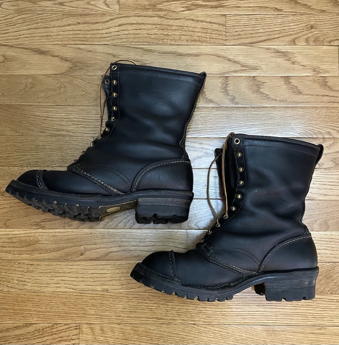 ウエスコ JOBMASTER 9EE Wesco Boots Jobmaster Black Cap Toe Men's 9.5 EEE / F / FF Extra