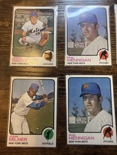 1973 Topps Baseball Card Lot - New York Mets