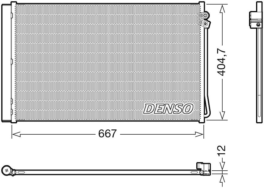 Denso Dcn17062 Air Conditioning Condenser - Image 9