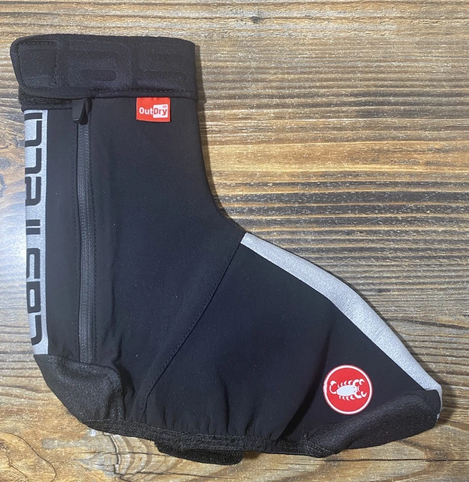 Fundas para zapatos de ciclismo Castelli Gore Windstopper Out en seco negras talla grande Foto 3 de 4