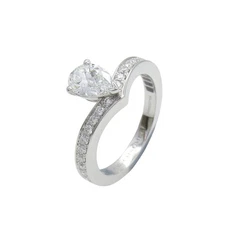 CHAUMET Josephine Aigrette Ring PT950 Platinum US Size 4.25 #47 J30G00