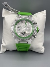 Invicta Racing Vaulthan 69687 Men s 44mm Green Clear Chronograph Quartz Watch